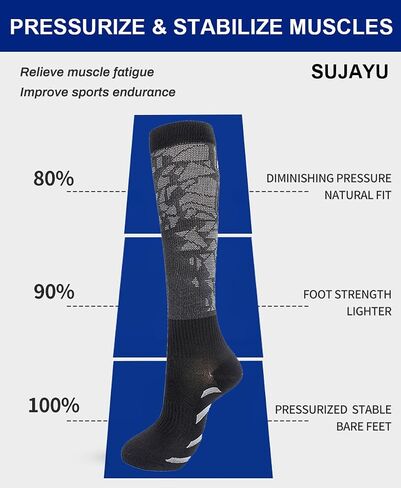 6 Pairs Compression Socks for Women Men 15-20 mmhg Knee High, Womens Compression Socks Compression Stockings for Women Men in Saudi Arabia