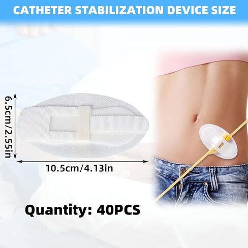 30Pcs Foley Catheter Stabilization Device, Catheter Tube Holder, Adhesive Catheter Urinary Leg Bag Legband Holder Catheter Supplies for Single/Double Tube, G Tube and Feeding Tube in Place in Saudi Arabia