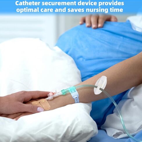 30Pcs Foley Catheter Stabilization Device, Catheter Tube Holder, Adhesive Catheter Urinary Leg Bag Legband Holder Catheter Supplies for Single/Double Tube, G Tube and Feeding Tube in Place in Saudi Arabia