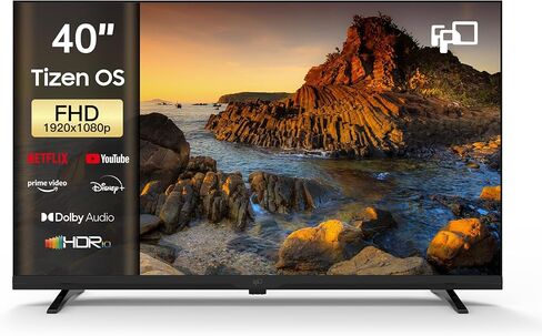 FPD 40-inch Smart TV, 1080p Google TV with Google Play Built-in Google Cast, HDR 10, Dolby Audio, Voice Remote, Full HD Flat Screen Television (Palette-Series, CG40-P3, 2024) in Kuwait