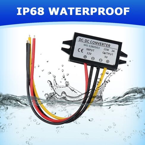 DC 24V إلى 12V 10A 120W SPENTOND DONTERTRER TRALLTER BUCK CONCELTER CONCELTER CONCELTER مقاوم للماء in Kuwait