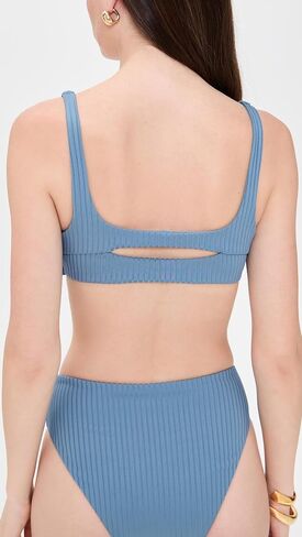 L*Space Effie Bikini Top for Women, Medium Support, Bralette Fit, Wide Over The Shoulder Straps, Cutout Back & Removable Pads in Saudi Arabia