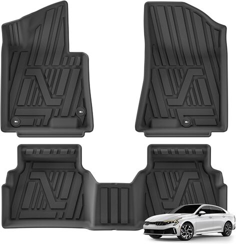 SMABEE Original 2025 Sonata Cargo Liner, Custom Fit for 2021-2025 Kia K5 / 2020-2025 Hyundai Sonata N-line Hybrid All Weather Trunk Mat, TPE 2025 Sonata K5 Accessories Interior Vehicle Mat Black in Saudi Arabia