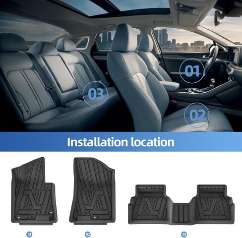 SMABEE Original 2025 Sonata Cargo Liner, Custom Fit for 2021-2025 Kia K5 / 2020-2025 Hyundai Sonata N-line Hybrid All Weather Trunk Mat, TPE 2025 Sonata K5 Accessories Interior Vehicle Mat Black in Saudi Arabia