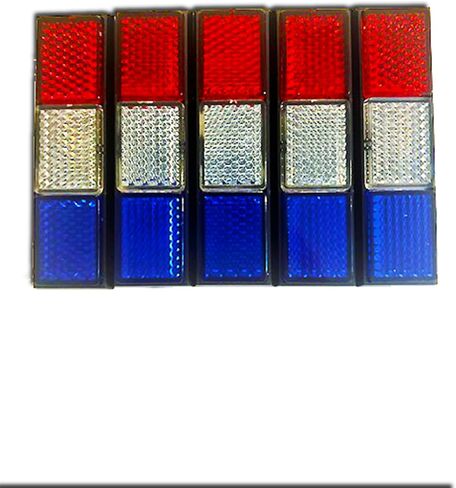 USA Flag Colors Reflector – Show Your American Pride - Car, Bike, Motorcycle, Window, Bumper, Notebook, Everywhere in Kuwait