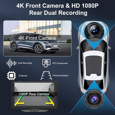 شاشة Carplay للسيارة ، 7 بوصة HD IPS ستيريو سيارة محمولة من أجل Apple Carplay & Android Auto ، و Car Audio Actives Touch Screen Car Play مع GPS Favigation ، BT ، رابط المرآة ، FM ، التحكم الصوتي الأسود in Kuwait