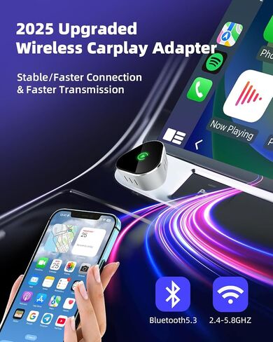 جهاز إرسال Bluetooth FM للسيارة ، جهاز استقبال لاعب موسيقى محول الراديو اللاسلكي مع Pluetooth FM دعم الدعم اليدين ، منفذ USB Dual Charger ، بطاقة TF/Aux in Kuwait