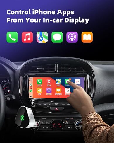 جهاز إرسال Bluetooth FM للسيارة ، جهاز استقبال لاعب موسيقى محول الراديو اللاسلكي مع Pluetooth FM دعم الدعم اليدين ، منفذ USB Dual Charger ، بطاقة TF/Aux in Kuwait