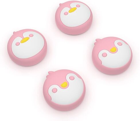 PlayVital Joystick Caps for Nintendo Switch, Thumbstick Caps for Switch Lite, Analog Cover for OLED Joycon Thumb Grips - Tanuki & Kappa in Saudi Arabia