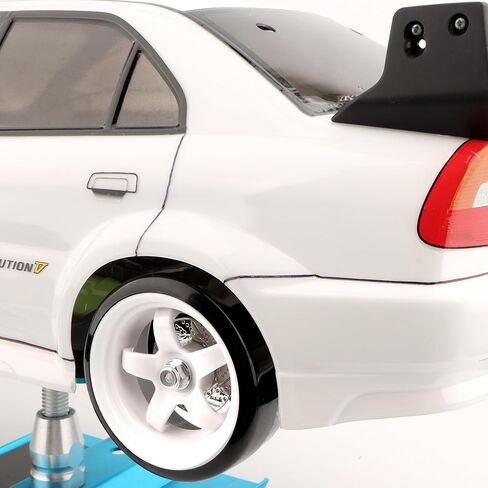 4 قطع عجلات محور 12 مم، 1:10 63 مم من البلاستيك الصلب RC Drift Cars على الطريق بجولة سباق إطارات أصلع لشاحنات السيارات المنجرفة على الطريق Traxxas HSP Tamiya HPI Kyosho (أبيض) in Kuwait