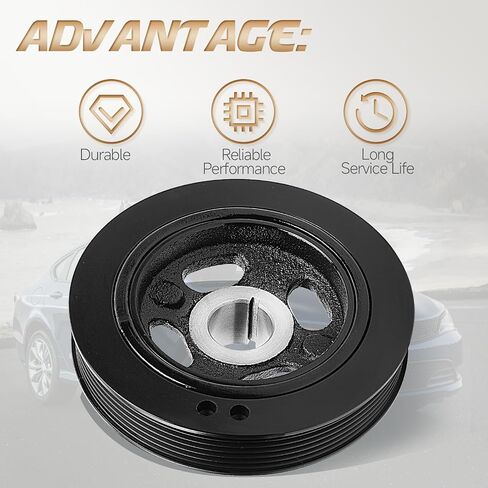 Harmonic Balancer Fit for Jeep Cherokee 1974-1983 CJ5 CJ6 DJ5 Wagoneer AMC # 594-739;J3225201 in Saudi Arabia