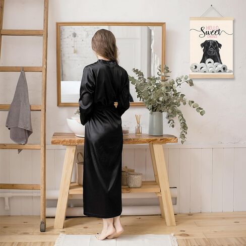 Tabby Cat Bathroom Wall Art, Green Bathroom Wall Decor, Orange Cat Decor, Cat Bathroom Decor, Japanese Bathroom Decor, Cat Bathroom Aesthetic Canvas Wall Art Poster Hanger Frame, 12x16 Inches in Kuwait