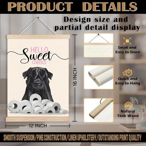 Tabby Cat Bathroom Wall Art, Green Bathroom Wall Decor, Orange Cat Decor, Cat Bathroom Decor, Japanese Bathroom Decor, Cat Bathroom Aesthetic Canvas Wall Art Poster Hanger Frame, 12x16 Inches in Kuwait