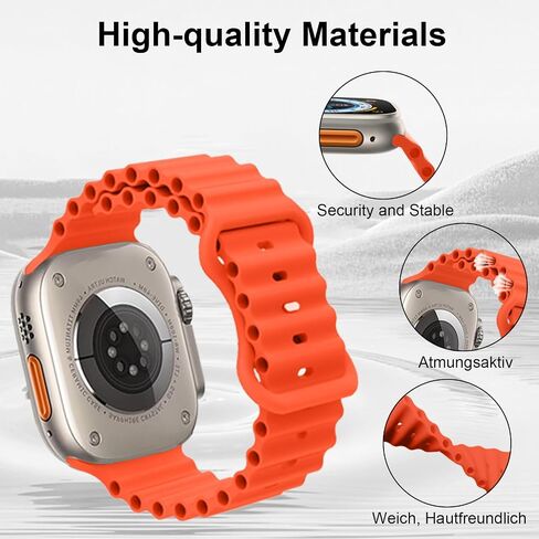 8 حزم نطاقات - متوافقة مع Apple Watch Ultra Band 49mm 46mm 45mm 44mm Men Women ، فرق رياضية لـ IWatch Ultra/Ultra 2/SE/SE 2/Series 10/9/8/7/6/4 in Saudi Arabia