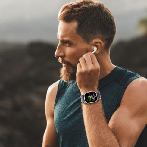8 حزم نطاقات - متوافقة مع Apple Watch Ultra Band 49mm 46mm 45mm 44mm Men Women ، فرق رياضية لـ IWatch Ultra/Ultra 2/SE/SE 2/Series 10/9/8/7/6/4 in Saudi Arabia