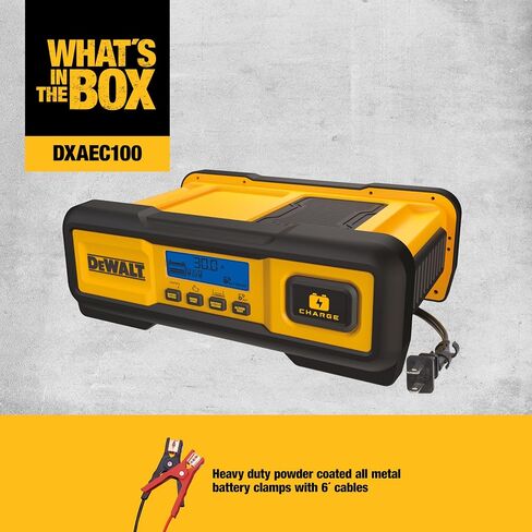 DeWalt DXAE200 Professional Rolling 40 Amp Battery Charger, 3 Amp Maintainer with 200 Amp Engine Start in Kuwait