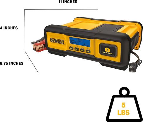 DeWalt DXAE200 Professional Rolling 40 Amp Battery Charger, 3 Amp Maintainer with 200 Amp Engine Start in Kuwait