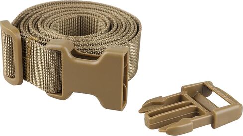 XTACER 1-Inch Molle Backpack Accessory Strap Luggage Straps Cover Strap Sleeping Bag Strap with Buckle (Pack of 10) (60-inches, Black) in Saudi Arabia