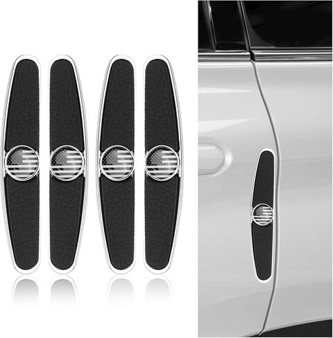 4PCS Anti-Impact Car Door Edge Guards Strip,2025 Upgrade Car Door Protector Edge Guards with Airbag Design,Universal Side Doors Guard for Cars Protecting Front & Rear Doors (Transparent) in Kuwait