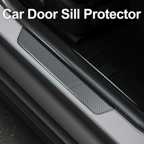 Arespark Car Door Edge Guard Protection Clear Vinyl Wrap Universal Door Sill Guard Anti-Collision Ratch-Resistant Protection Film, Transparent Paint Protection Vinyl Roll with Free Tools(3in x 30ft) in Saudi Arabia