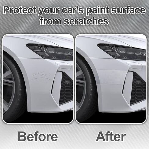 Arespark Car Door Edge Guard Protection Clear Vinyl Wrap Universal Door Sill Guard Anti-Collision Ratch-Resistant Protection Film, Transparent Paint Protection Vinyl Roll with Free Tools(3in x 30ft) in Saudi Arabia