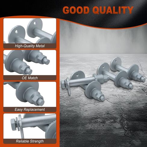 4PCS Lower Control Arm Cam Bolts Kit for Toyota Tundra, Sequoia 2008-2019, Front Alignment Camber Toe Adjustment Bolts -OE# 48409-34041, 48190-34010 in Saudi Arabia