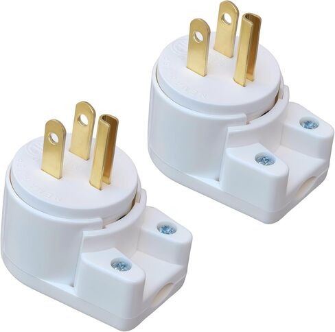 (3pack) الولايات المتحدة الأمريكية كندا NEMA 5-15P 15AMP 125V الأسرة 3 قطب DIY الزاوية اليمنى AC PLUP 90 درجة 12 الاتجاه in Kuwait