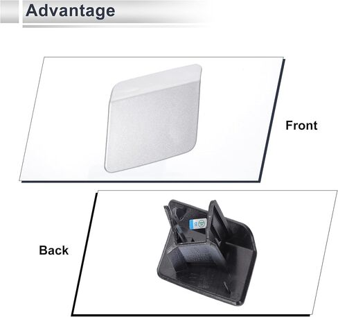 Front Right Side Bumper Headlight Washer Nozzle Cover Cap for BMW X5 F15 Strong Durable Bumper Trim Nozzle Cover No.51117378590 Silver Tone 1 Pcs in Saudi Arabia