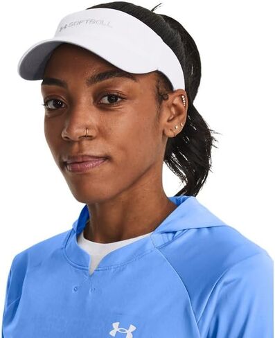 Under Armour Womens UA Blitzing Softball Visor - Adjustable with Sweatband OSFM in Saudi Arabia