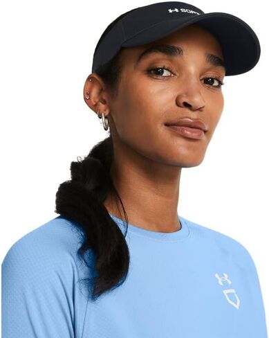 Under Armour Womens UA Blitzing Softball Visor - Adjustable with Sweatband OSFM in Saudi Arabia