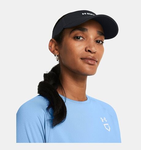 Under Armour Womens UA Blitzing Softball Visor - Adjustable with Sweatband OSFM in Saudi Arabia
