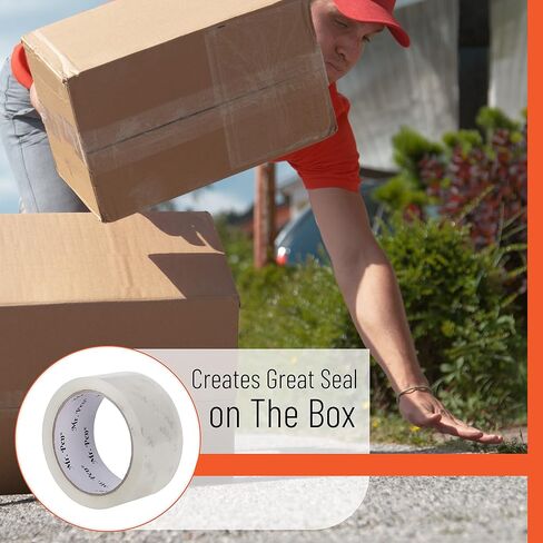 Mr. Pen- Packing Tapes, 2" Wide, 60 Yard, Brown, 2 Pack with 1 Dispenser Gun, 2.6 mil, Heavy Duty Packing Tape with Dispenser, Packaging Tape, Clear Packing Tape Gun for Packing Boxes, Moving Tape in Saudi Arabia