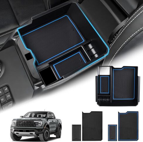 2025 Equinox Under Center Console Organizer for 2025+ Chevrolet Equinox Accessories TPE Lower Center Console Tray 2025 Chevy Equinox Console Organizer(NOT fit Equinox EV Version) in Saudi Arabia