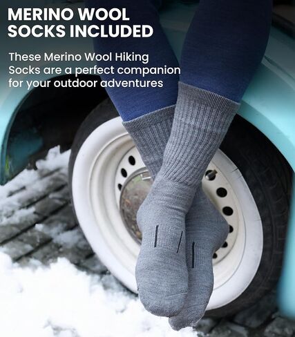 Merino Wool T-Shirt Mens - Merino Wool Undershirt Thermal Shirt for Men and Hiking Socks in Kuwait