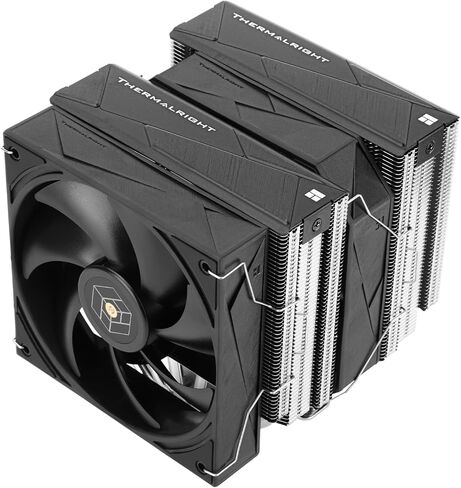 Thermalright Royal Pretor 130 CPU White CPU ، تبريد CPU Heathink ، TL-H12W-X28 و TL-HD13W-X28 ، متوافق مع Intel LGA115x/1200/1700/1851 ؛ منصات AM4/AM5 ، برج سطح المكتب Cooling in Kuwait