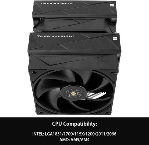Thermalright Royal Pretor 130 CPU White CPU ، تبريد CPU Heathink ، TL-H12W-X28 و TL-HD13W-X28 ، متوافق مع Intel LGA115x/1200/1700/1851 ؛ منصات AM4/AM5 ، برج سطح المكتب Cooling in Kuwait