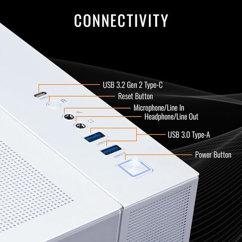 Thermaltake LCGS View i1480S-380 Gaming Desktop (Intel® Core™ i9-14900KF, ToughRam 32GB DDR5 6000MT/s RGB Memory, NVIDIA® GeForce RTX™ 5080, 1TB NVMe M.2, WiFi, Windows 11) V38S-Z790-580-LCS in Kuwait