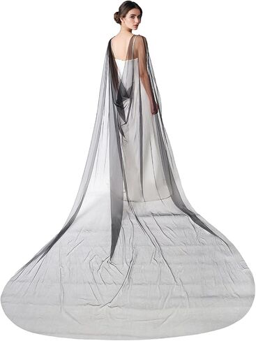 Pearl Wedding Capes Womens Soft Tulle Bridal Scarf Evening Shawl Wedding Wraps in Kuwait