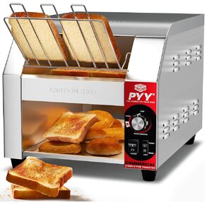 Pyy Conveyor Toaster Commercial - 200 شريحة/ساعة ، محامصات الحزام الصناعي الكهربائي ، وتوستادورا من الفولاذ المقاوم للصدأ TOSTADORA in Kuwait