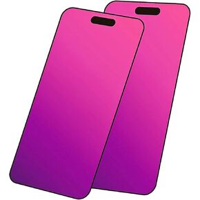 2 Pack Gradient Tempered Glass for iPhone 14 Pro Max Privacy Screen Protector for iPhone14 ProMax 6.7inch Anti Spy Anti Blue Light Eye Protection HD Ultra Clear Anti-Scratch Bubble Free in Kuwait