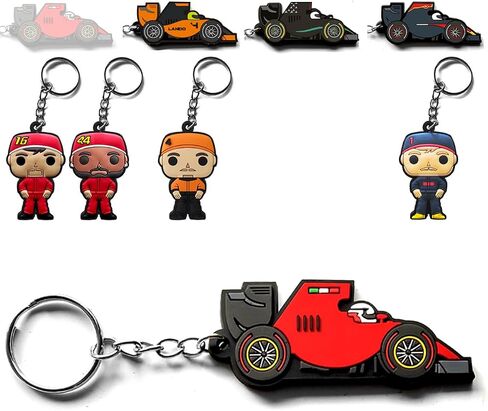 Racing Driver Car Key Chain Keychain Auto Tire Compatible with Formula One F1 Team Fan Gift Accessory in Saudi Arabia