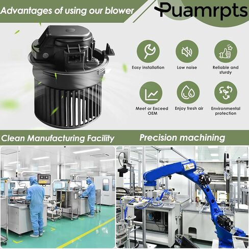 AC Heater Blower Motor Assembly - Compatible with Sentra 2013-2017, Tsuru 2013-2017, 1.6L, 1.8L, Sedan - Replace# 700295, 272263SG0A in Kuwait