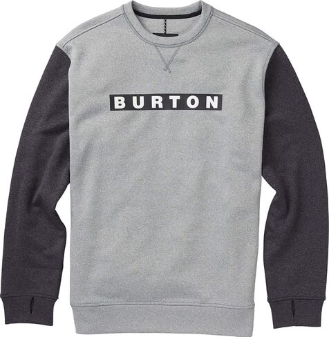 Burton Men's Oak Pullover Crew, Forest Moss Heather, L in Saudi Arabia