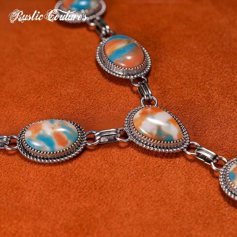 Rustic Couture's Western Necklace Earrings Jewelry Set for Women in Saudi Arabia
