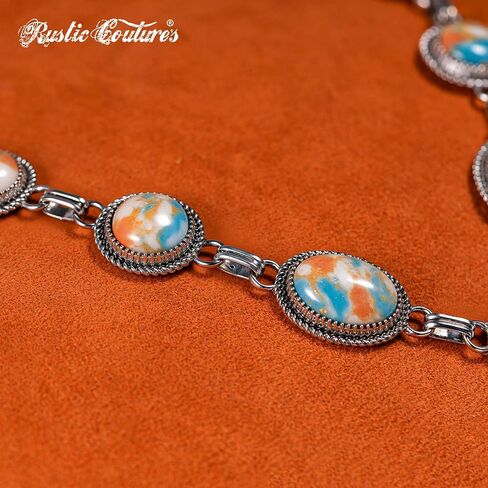 Rustic Couture's Western Necklace Earrings Jewelry Set for Women in Saudi Arabia