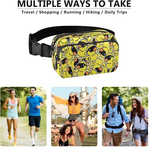 Exnundod فريد من نوعه Music Mix Mix 80s Tape Fanny Fanny Pack for Women Men ، Casseth Crossbody Pack مع حقيبة حزام حزام قابلة للتعديل لتشغيل المشي لمسافات طويلة in Kuwait