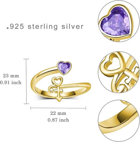 Prince Symbol Ring 925 Sterling Silver Adjustable Wrap Prince Symbol Ring for Prince Lover in Saudi Arabia