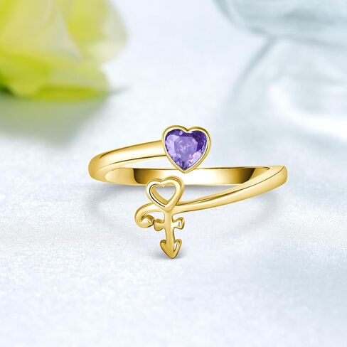 Prince Symbol Ring 925 Sterling Silver Adjustable Wrap Prince Symbol Ring for Prince Lover in Saudi Arabia