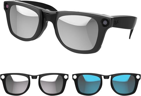 RCSTYLE 2PCS مقطع مستقطب متوافق مع Ray-Ban Meta Wayfarer RW4008 SIZE L 53-22 SMART GROANS CLOON CLIP in Kuwait