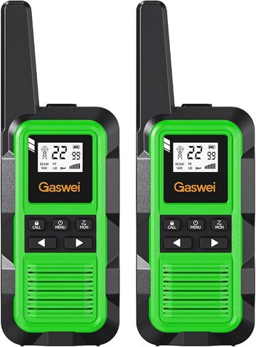 G2Pro+ IP67 Waterproof Floating Walkie Talkies with Double PTT, FM Radio, SOS & NOAA Weather Alerts, 2W Long Range Two-Way Radios for Adults, VOX Enabled, Rechargeable Lithium Battery (4 Pack) in Saudi Arabia
